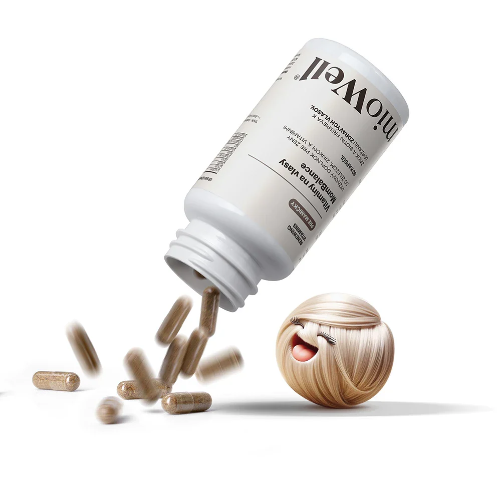 MomBalance kapsle - Komplexní řešení proti vypadávání vlasů pro maminky
