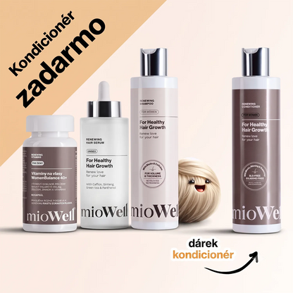Kompletní program pro růst vlasů pro ženy - mioWell Synergic Protocol™️