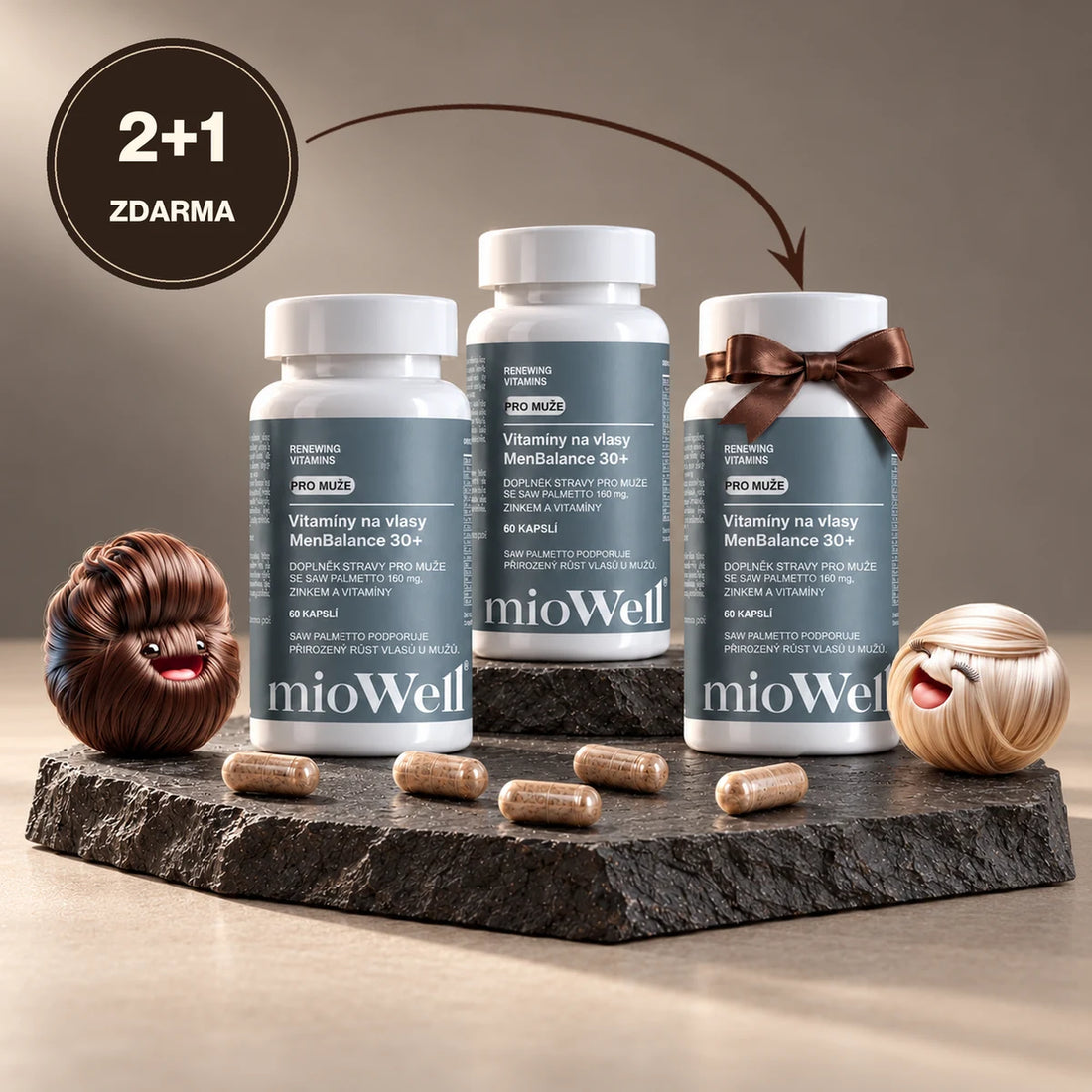 MenBalance 30+ – 3 balení na 3 měsíce, třetí zdarma