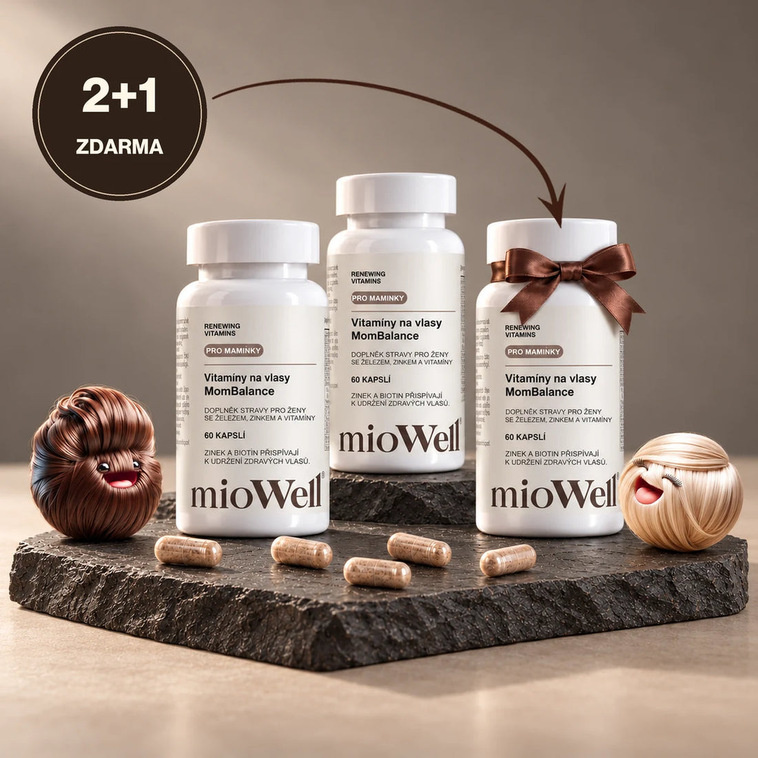 MomBalance – 3 balení na 3 měsíce, třetí zdarma